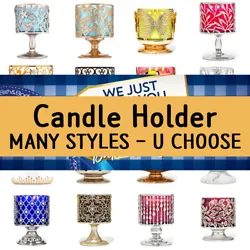 3-WICK CANDLE HOLDER. Single-WICK CANDLE HOLDER.