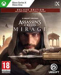 ✔️ [VPN] Assassins Creed Mirage Deluxe Édition- Xbox One /Séries - Digital Key (Pré-commande).