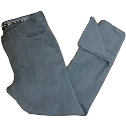 Michael Kors Mens Parker Slim-Fit Stretch Flat Front Pants Gray. Size tag reads 36/34 Actual measurements:Waist 19”...
