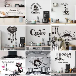 1 Set x wall stickers. Smooth, clean, hard surface like wall, door, window, furniture etc. Note: Slight color...