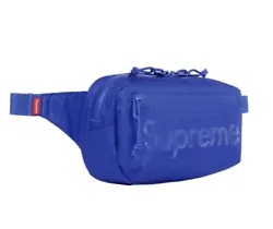 NEW SUPREME SS21 LOGO BELTED WAIST BAG FANNY PACK ROYAL BLUE NO TAGS AUTHENTIC Introducing the new SUPREME SS21 LOGO...