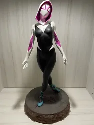 Spider-Gwen 1/4 Scale Custom Statue. Based on the art style of the movie Into the Spider-Verse. The statue has been...