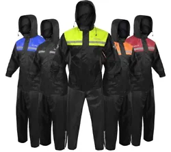 Also Great for Outdoor Work Activity E.G. Cargo, Logistics Etc. This Rain Suit Is 100% Waterproof Wind Resistance....