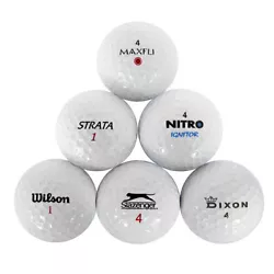 Good Quality (AAA)These used golf balls may have slight scuffs and blemishes. Higher grade x-outs and practice models...