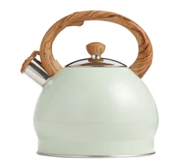 Made of stainless steel with sage green finish and plastic with woodgrain finish. We will respond to you within 24...