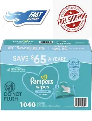 Keep your baby clean and fresh with these high-quality Pampers scented baby wipes. The wipes come in a pack of 1040,...