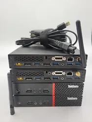 Lenovo Thinkcentre M700 Tiny. 2 40GB HD SSD. WiFi adapter and Antenna included. WiFi Adapter with Antenna. 1 Gigabit...