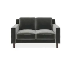 Pair with the matching 3 Seater Loveseat for a flawless and coordinated look. Modern 3-seat sofa with chic velvet...