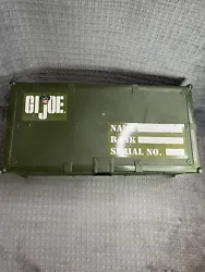 GI JOE 1993 Footlocker Storage Box Rope Handles 12