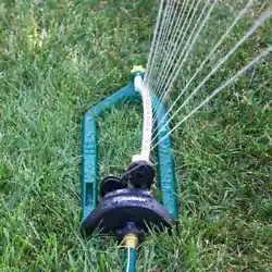 The oscillating sprinklers are the ideal solution for watering lawns. The spray is soft enough for newly seeded areas....
