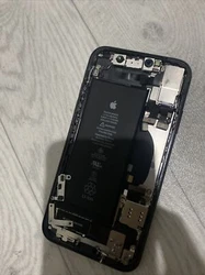 Chassis +vitre Arriere IPhone 11 Camera Batterie Connecteur D’origine Noir