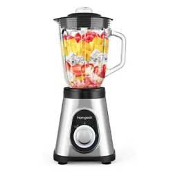 Homgeek 700W Blender Smoothie Maker with 1.5L BPA-Free Tempered Glass Jar, 27,000 RPM and 6 Stainless Steel Blades,...