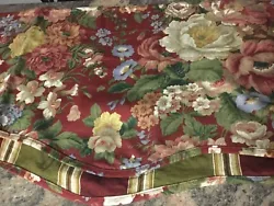FABULOUS WAVERLY BURGUNDY PETTICOAT VALANCE,75”WX15”L. Condition is Used. IT IS ALSO THE WAY, AS A SINGLE PARENT,...