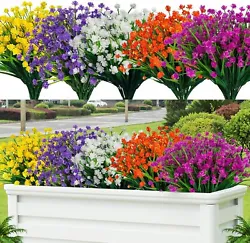 【High Quality&UV Resistant】：In order to extend life and maintain a fresh appearance for the best decoration,...