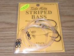 This is a quality rig hand tied using size 4/0 Mustad hooks and premium components. If need more information just ask....