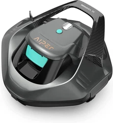 AIPER Seagull SE Cordless Robotic Pool Cleaner, Pool Vacuum Lasts 90 Mins, LED Indicator, Self-Parking, for Flat...