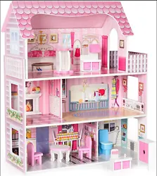 [ ENCOURAGES CREATIVE IMAGINATION ] - It is a little girls dream dollhouse. [ AMAZING WALLPAPER AND DECORATION ] - The...