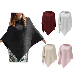 Super soft, cozy and multi-functional ，equipped with 6 shell buttons to wear it as a scarf, poncho, or a creation of...