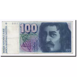 Billet, Suisse, 100 Franken, 1977, KM:57b, TTB.