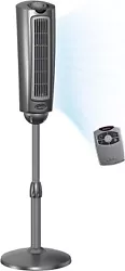 The powerful fan provides a cooling breeze throughout the room. Portability is built into this easy-to-assemble fan -...