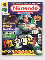 Nintendo Magazine Officiel N64 n°23 Février 2000 - Toy Story 2. Très bon état