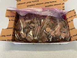 10 Lbs Bulk copper pennies 1959-mid 1982. Unsearched for errors or key dates...