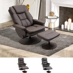 This recliner with ottoman set will transform your evenings instantly. - Weight Capacity: 286lbs(recliner),...