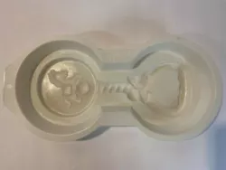 Baby Rattle Shape White Baking Pan - Like New (Used Once). *Maximum Oven Temperature is 375°F.