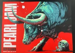 Show poster from night 2 in Ft. Worth, TX.  The poster was placed in a poster tube immediately after purchase, has not...