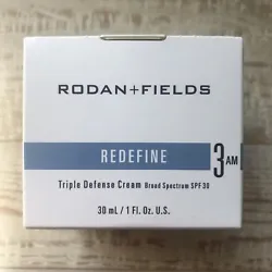Brand new in box, sealed Triple Defense Treatment Step 3AM. This is the full size cream with the updated RF packaging....