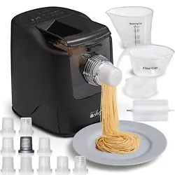 This pasta maker will mix, knead, and extrude noodles of your choice automatically. Choose from 13 different pasta...