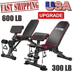 Features: with Leg Extension, Preacher Pad, Exercise Bands. 1 x Weight Bench. The bench is not foldable. Features: with...