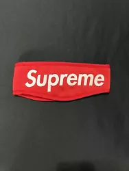 This is an official Supreme Red and White Box Logo headband. It is now discontinued and extremely rare. You may...