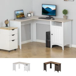 Finding furniture that is both beautiful and functional is never easy! The HOMCOM L-shaped corner desk has a good...