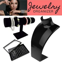 Multifunctional organizer : The ring display box has 100 slots and can hold up to 100 rings. We use a transparent...