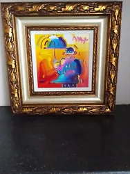 New Studio Original Acrylic on Canvas by Peter Max. Certified value of $49,000. This piece is in mint showroom...