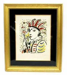 EDITION : 300, Hand signed by Pablo Picasso; VERY RARE. This lithograph was created after a gouache by Pablo Picasso...