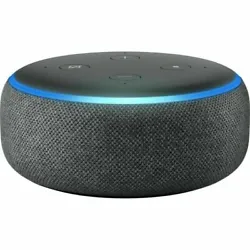 Amazon Echo Dot (3rd Generation) Smart Speaker - Charcoal.