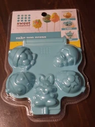NEW SWEET CREATIONS SPRING EASTER CAKE POP MOLD BUNNY RABBIT CHICK & EGGS.