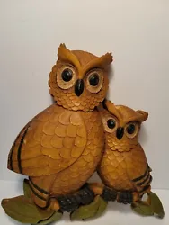 Homco Plastic Owl Wall Hanging Decor. Pre owned vintage does have minor marks check picture.