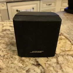Bose Single Cube Speaker Lifestyle/Acoustimass Surround Sound Black TESTED WORKS. Removed from a working system. Four...