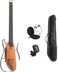 HUSH-I headless portable guitar, gig bag, left & right stand, Allen wrench, tuner, guitar picks, wiping cloth,...