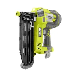 NEW RYOBI P325 ONE+ 18V 16-Gauge Cordless Air-Strike Finish Nailer (Tool Only)With Sample Nails. NO EXCEPTIONS! This...