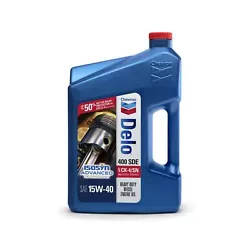 Delo 400 Low Emission. Heavy Duty Motor Oil. Item Weight - 7.65 lbs. 1 gallon, Fit Type: Universal Fit. Premium...