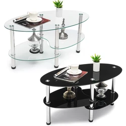 COSVALVE oval coffee table will be a great choice for a standard sofa. The oval coffee table is also great if you have...