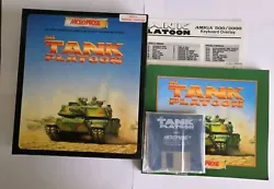 M1 Tank Platoon Jeu Amiga Boite Disquette notice Non testé Fr  M1 Tank Platoon Game for Amiga Game with box and manual...