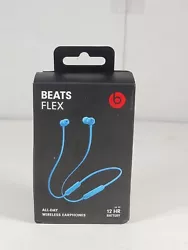 Beats by Dr. Dre Flex Wireless In-Ear Headphones - Flame Blue Open box new / retail box may be torn