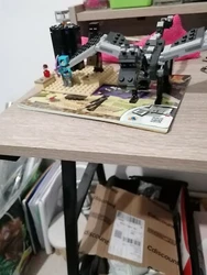 Lego minecraft. Avec plan et dragon personage