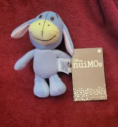 NuiMO Eeyore (Poohs Friend) Small Poseable 7” Plush Doll New Disney Parks.