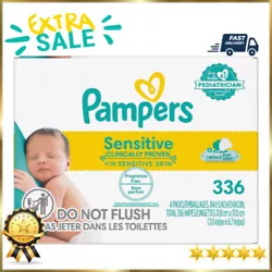 Clinically proven to protect your little one’s sensitive skin, Pampers Sensitive baby wipes are thick and soft for a...